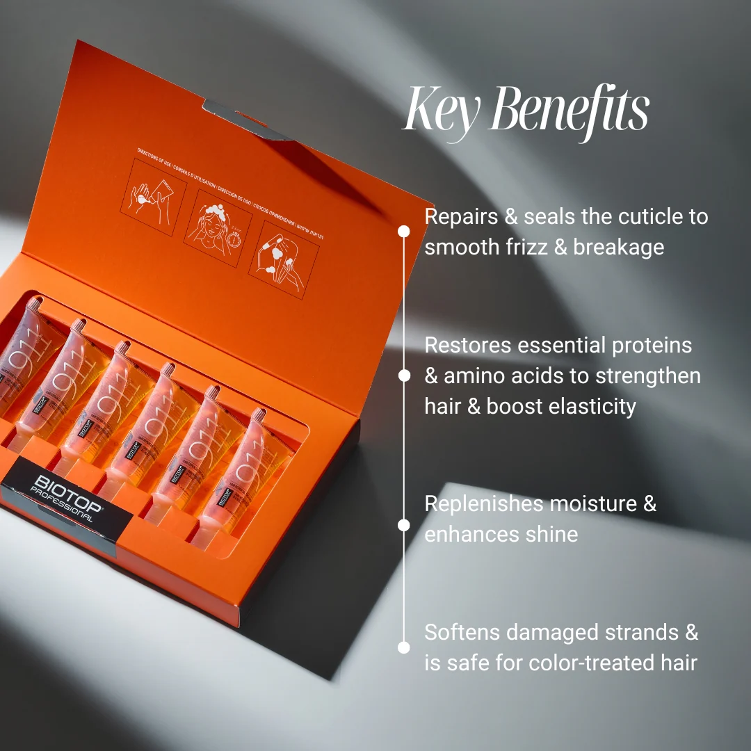 Biotop 911 Quinoa Hair Repair Oil Treatment(Ampules) - Image 3